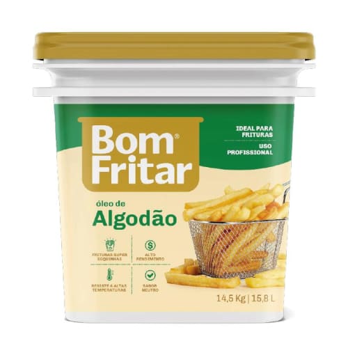 Óleo de Algodão Bomfritar 14,5Kg/15,8L - BL
